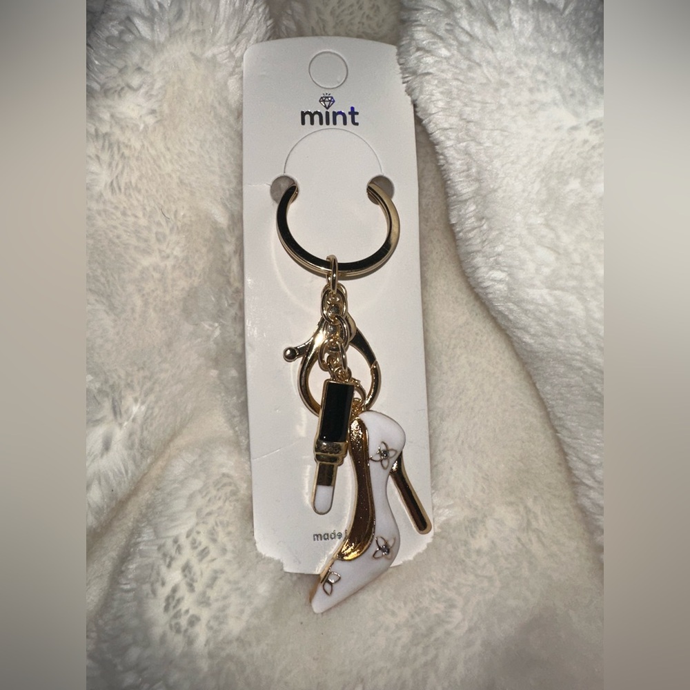 High Heel & Lipstick Keychain/Bag Charm